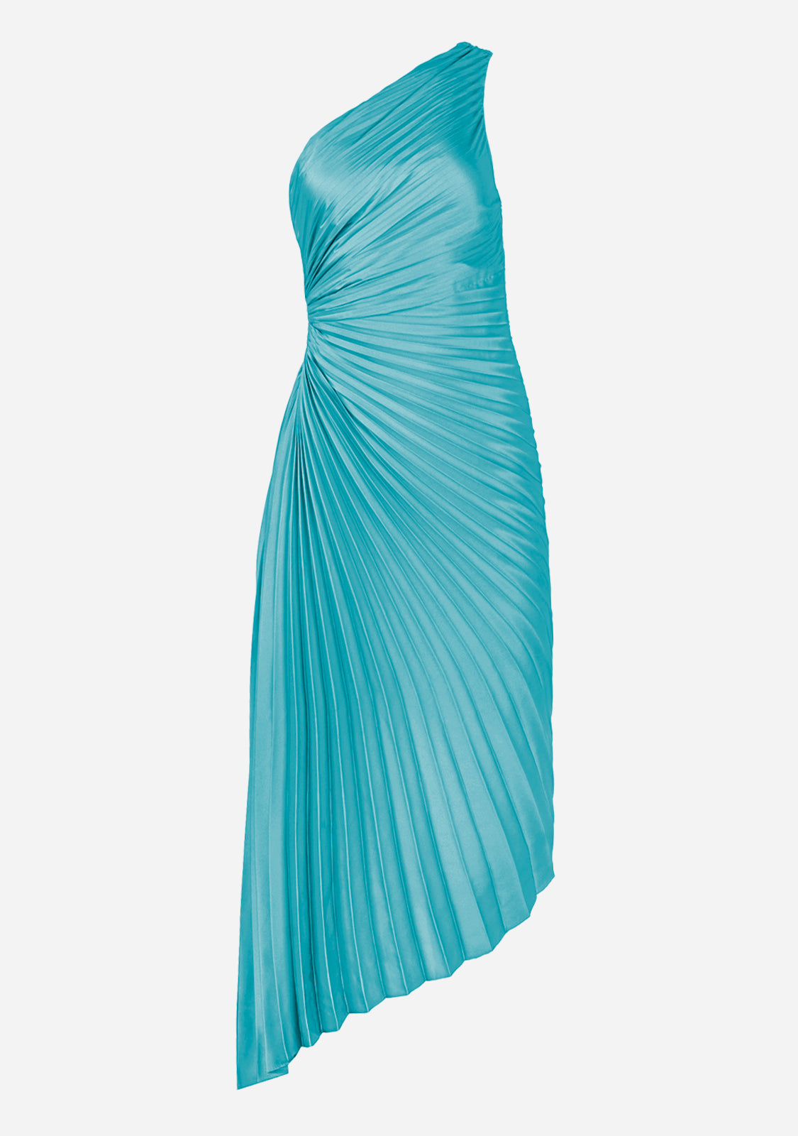 Olympia Asymmetrical Pleated Maxi Dress The Latest Scoop