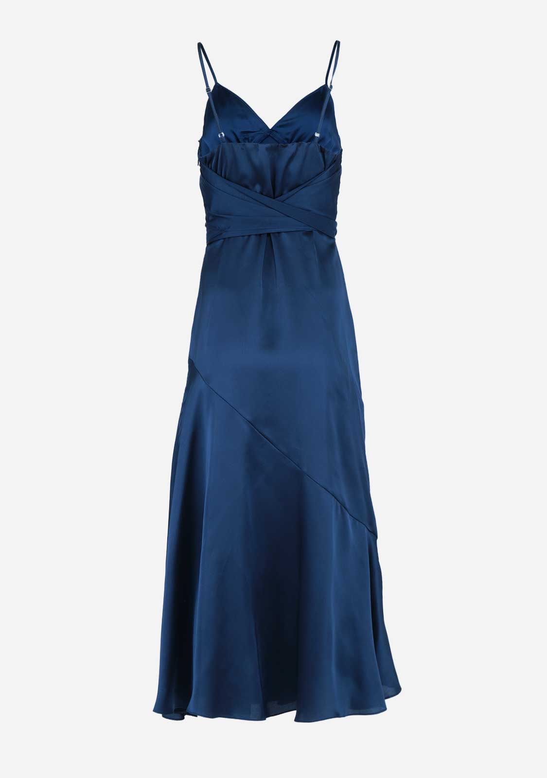 Solid Sleeveless Midi Dress w Side Slit The Latest Scoop