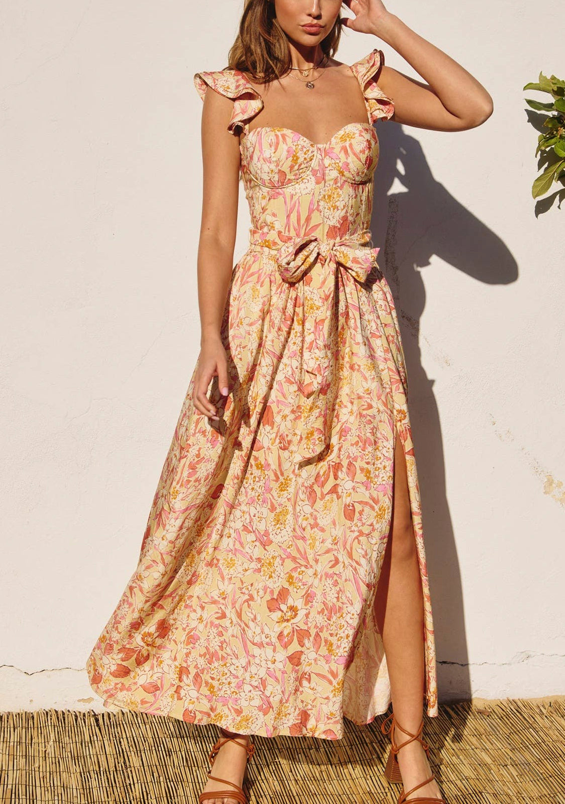 Corset Flutter Dress