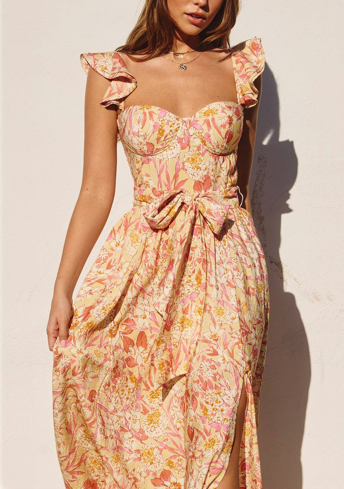 Corset Flutter Dress