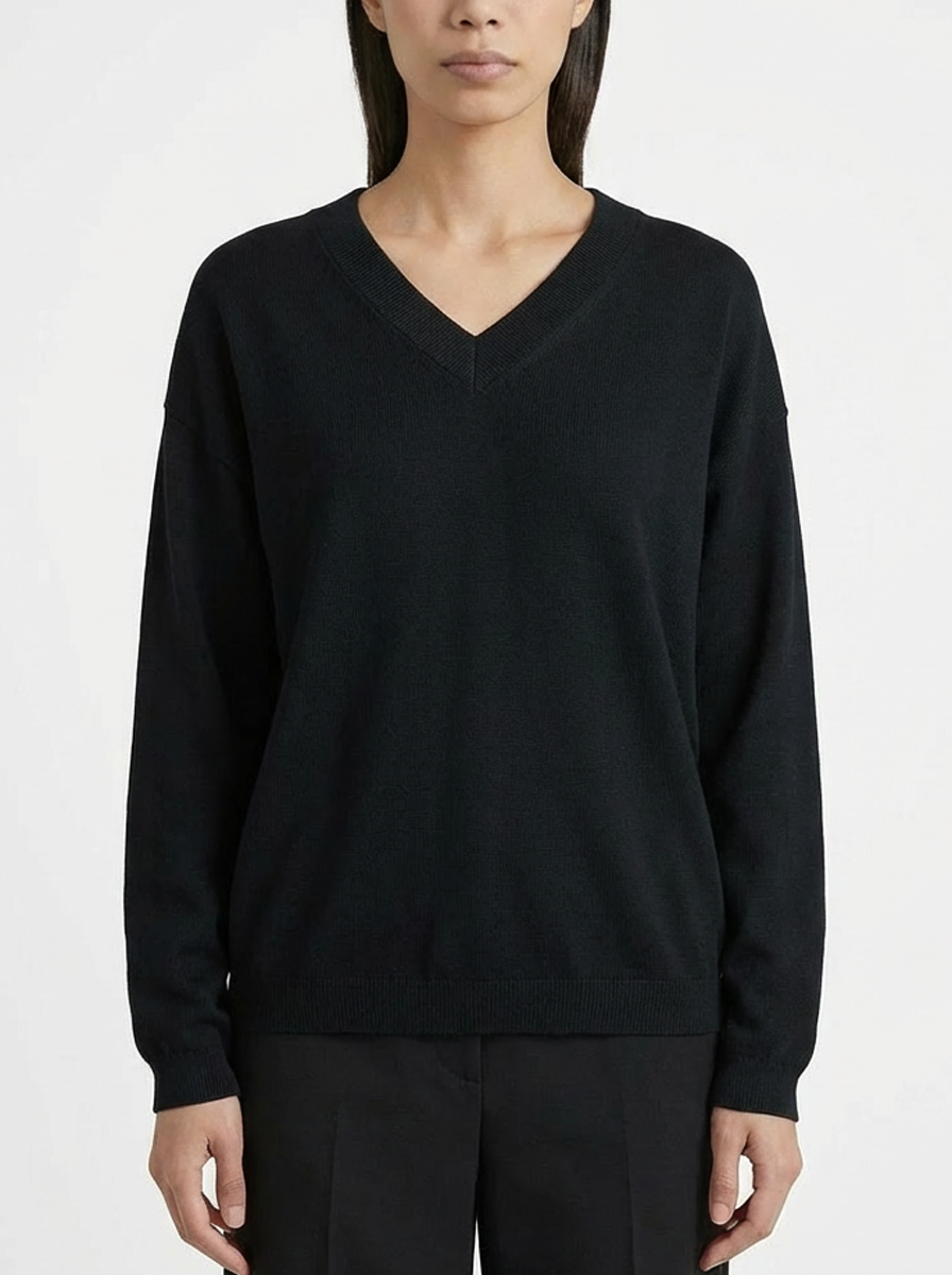 Elizabeth LS VNeck Sweater