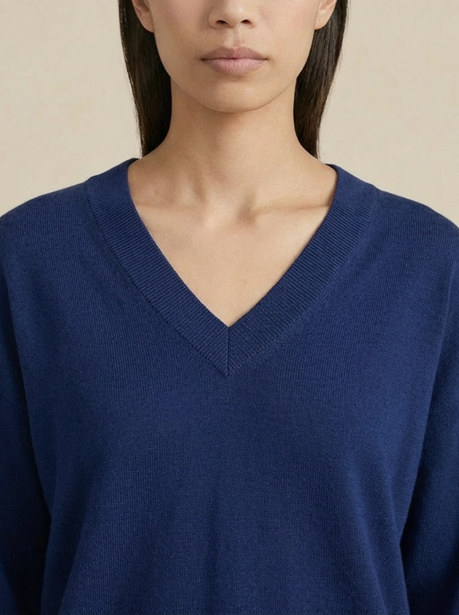 Elizabeth LS VNeck Sweater
