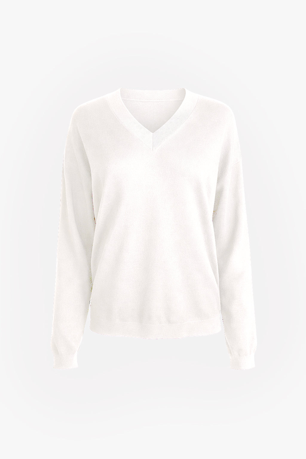 Elizabeth LS VNeck Sweater LAI KNITTERS (The Base)
