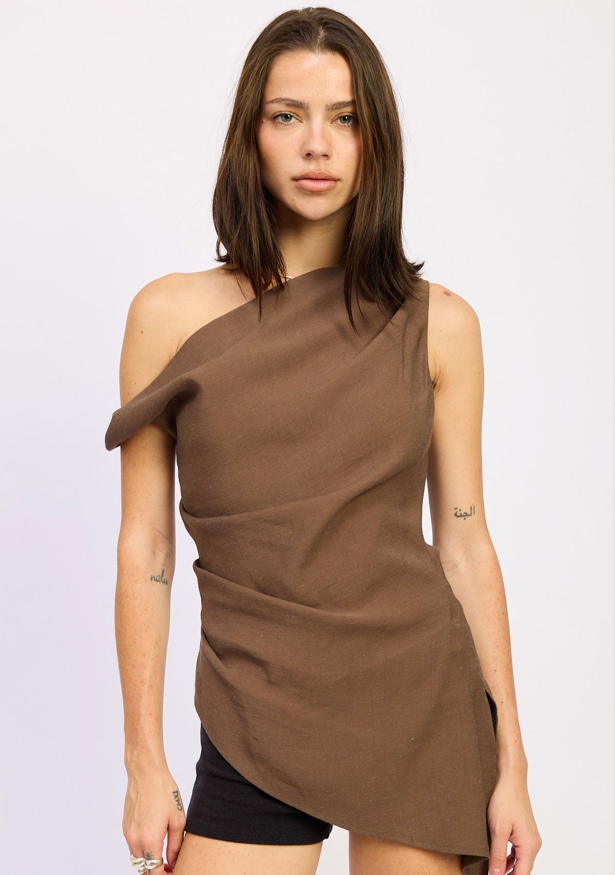 Asymmetrical Tunic Top