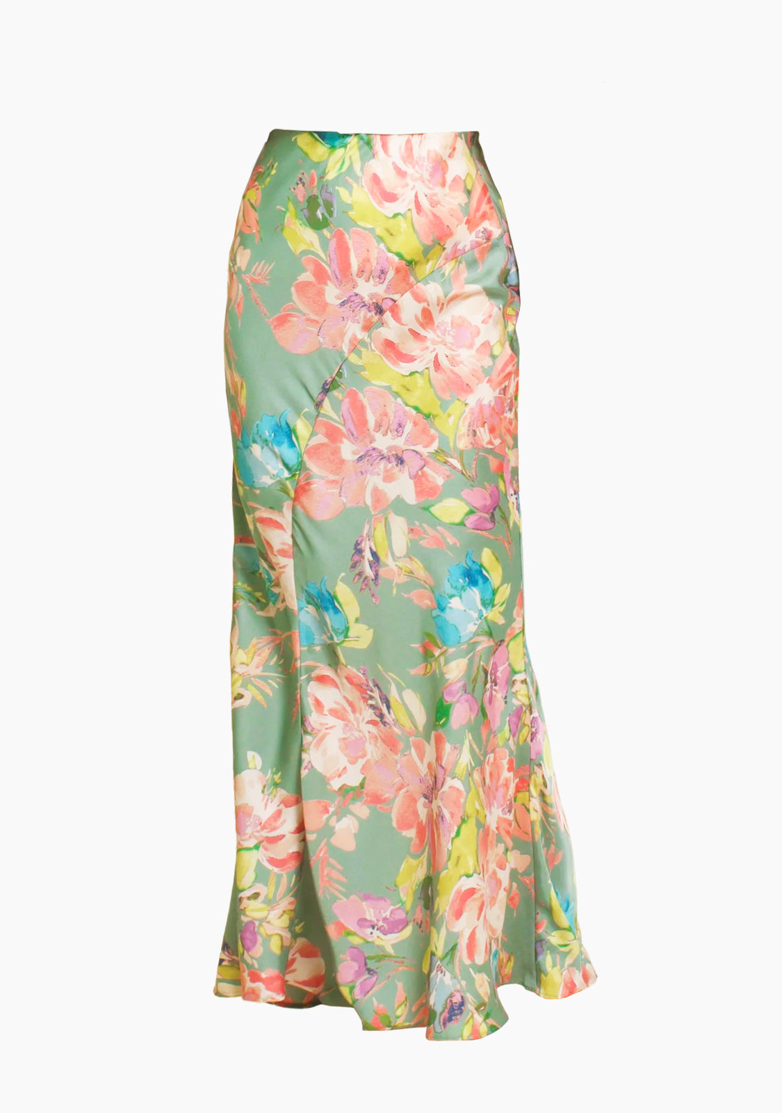 Hinge floral midi skirt hotsell