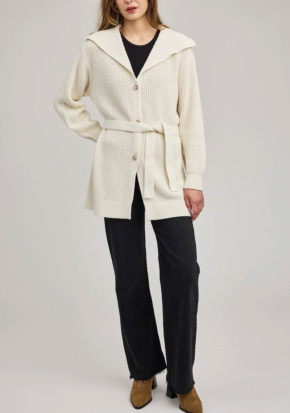 Erin Cardigan Cream Family Business Distributions (Gentle Fawn/Skout Showroom))