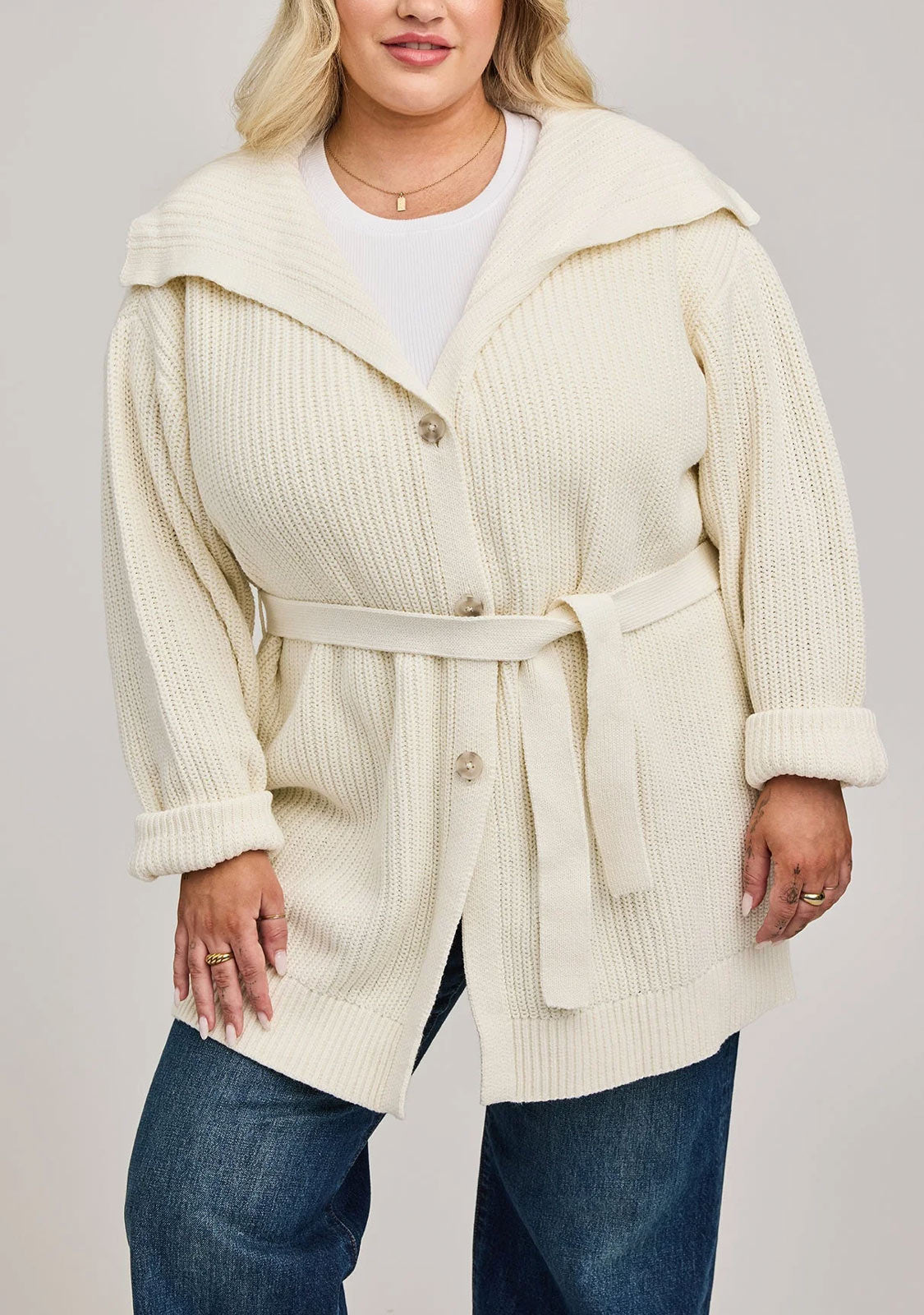Erin Cardigan Cream Family Business Distributions (Gentle Fawn/Skout Showroom))