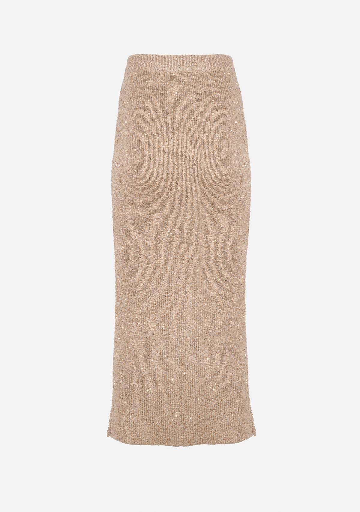 Sequins Knit Maxi Skirt