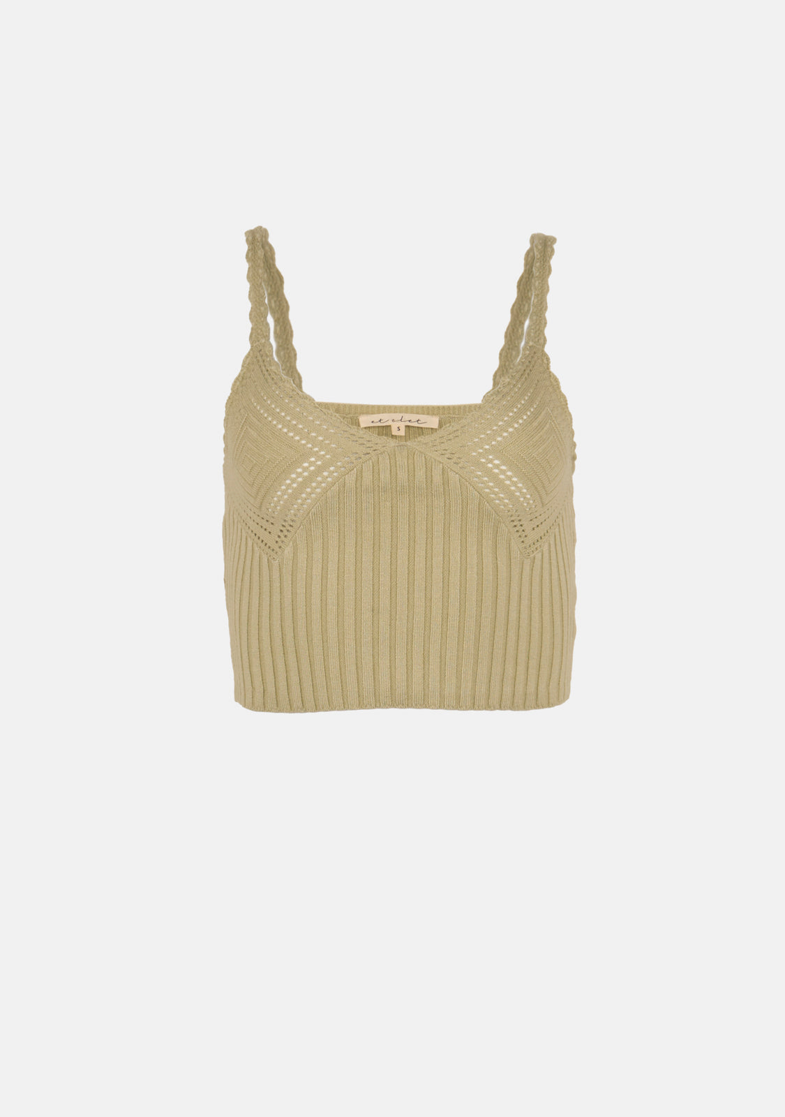 Knit Cami Crop Top