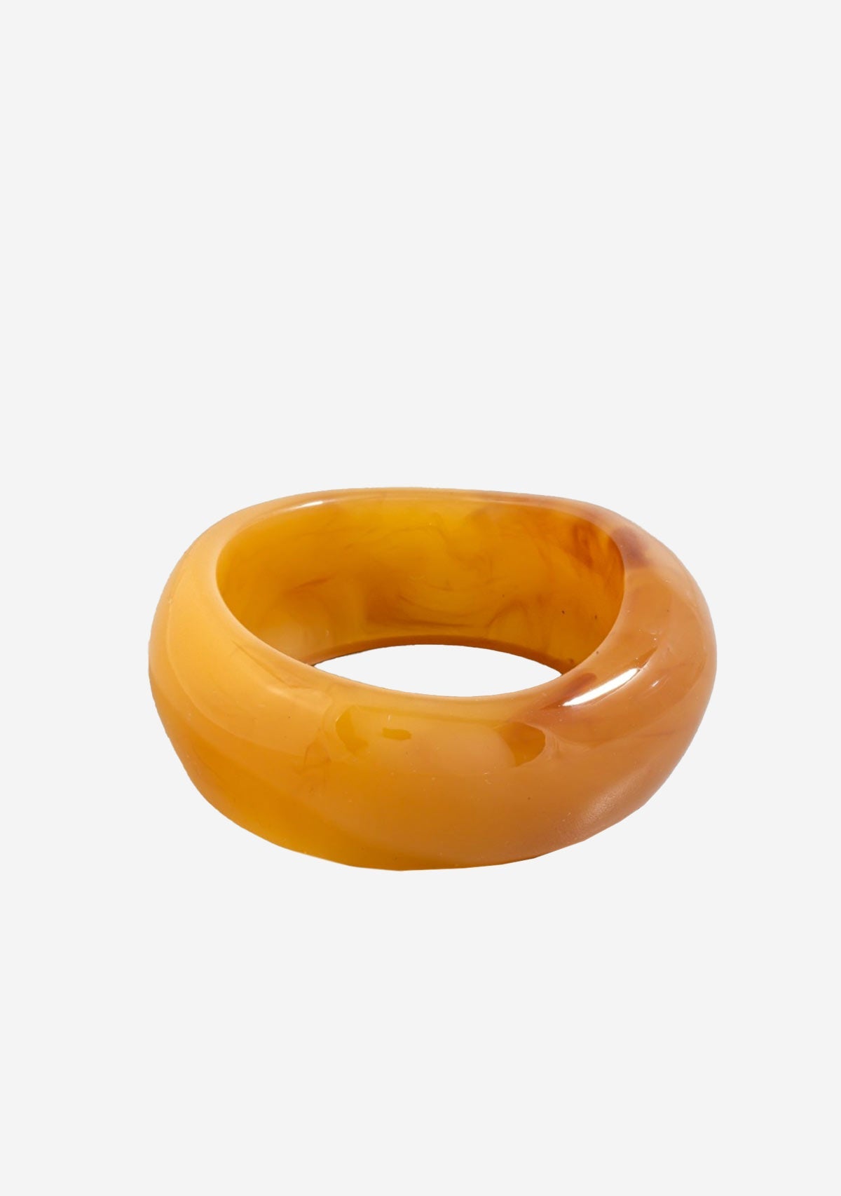 Large Marble Resin Bangle Bracelet Fame Accessories
