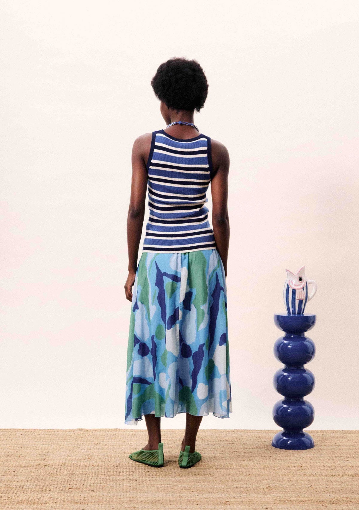 Sargasso Skirt Nenufar Bleu FRNCH