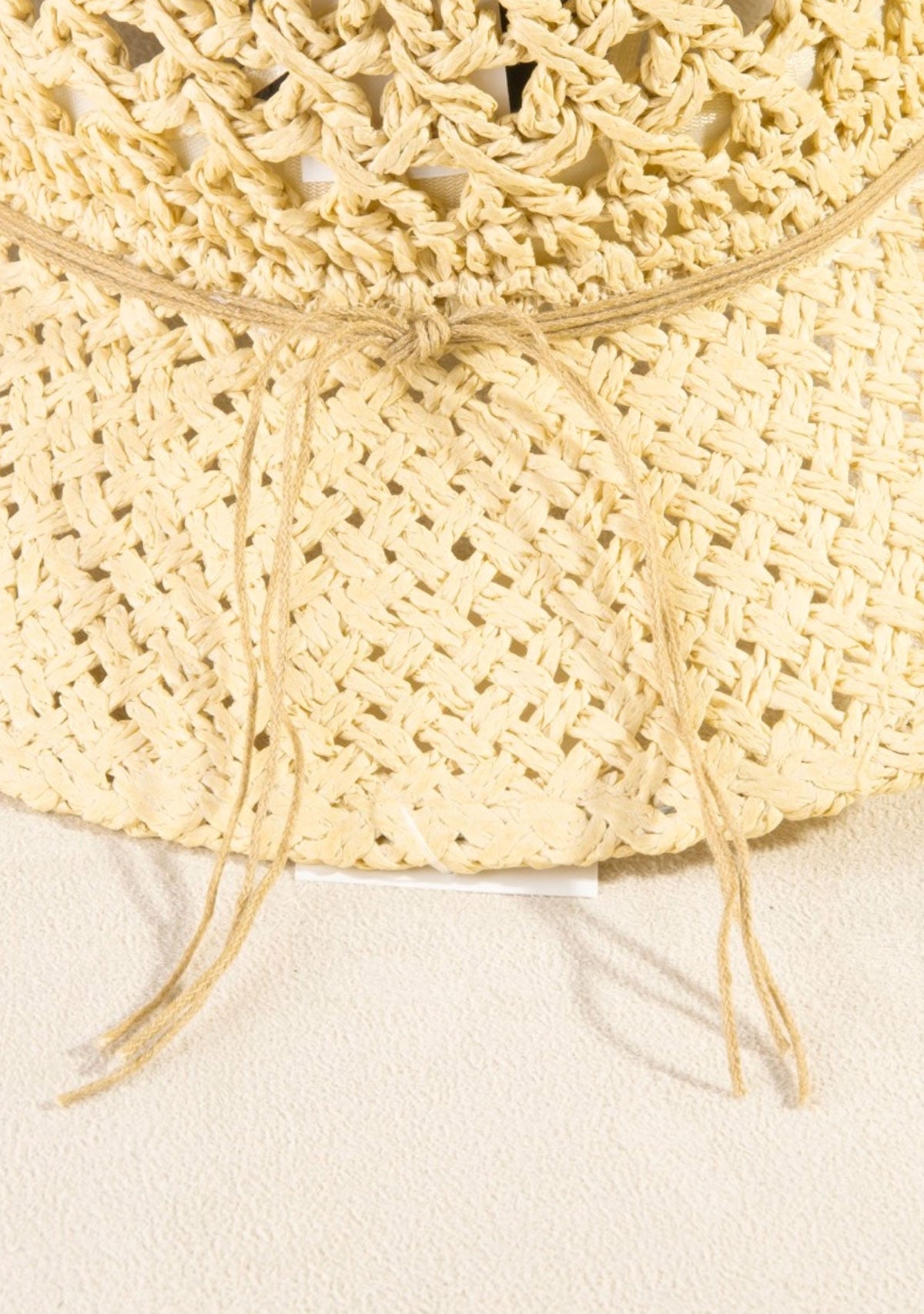 Braided Beads Straw Cowboy Hat