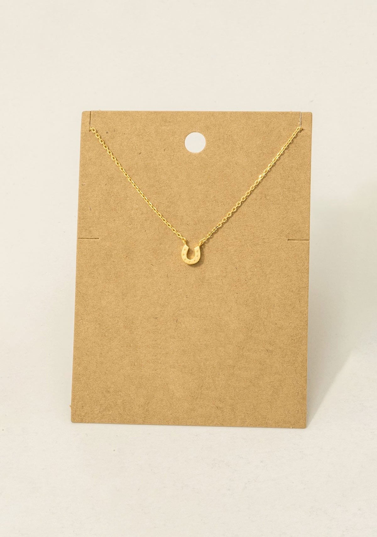 Horseshoe Necklace Fame Accessories