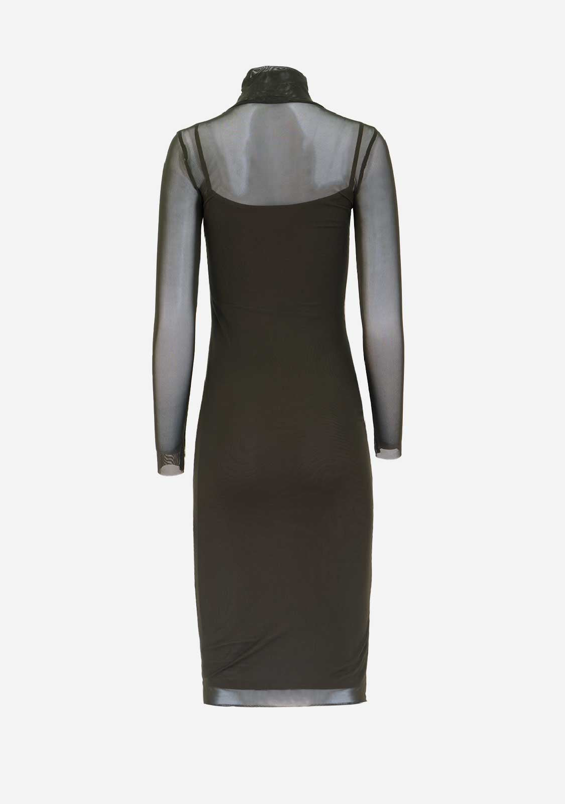 High Neck Long Dress With Long Sleeves The Latest Scoop