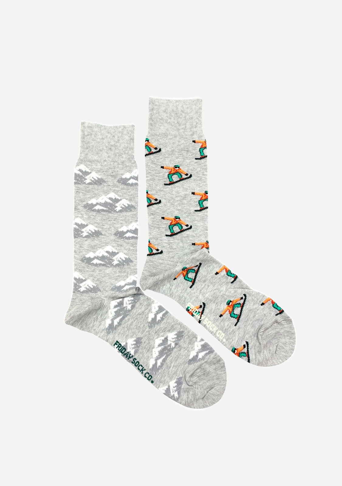 Men's Mountain & Snowboarder Mistmatched Very Serious Co