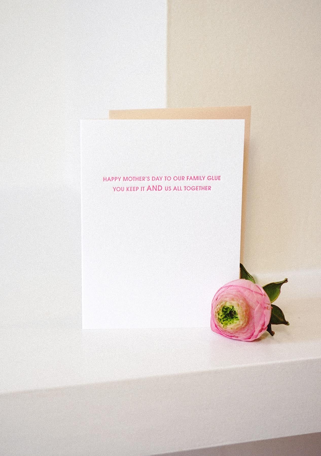 Family Glue Mother's Day Card Chez Gagne
