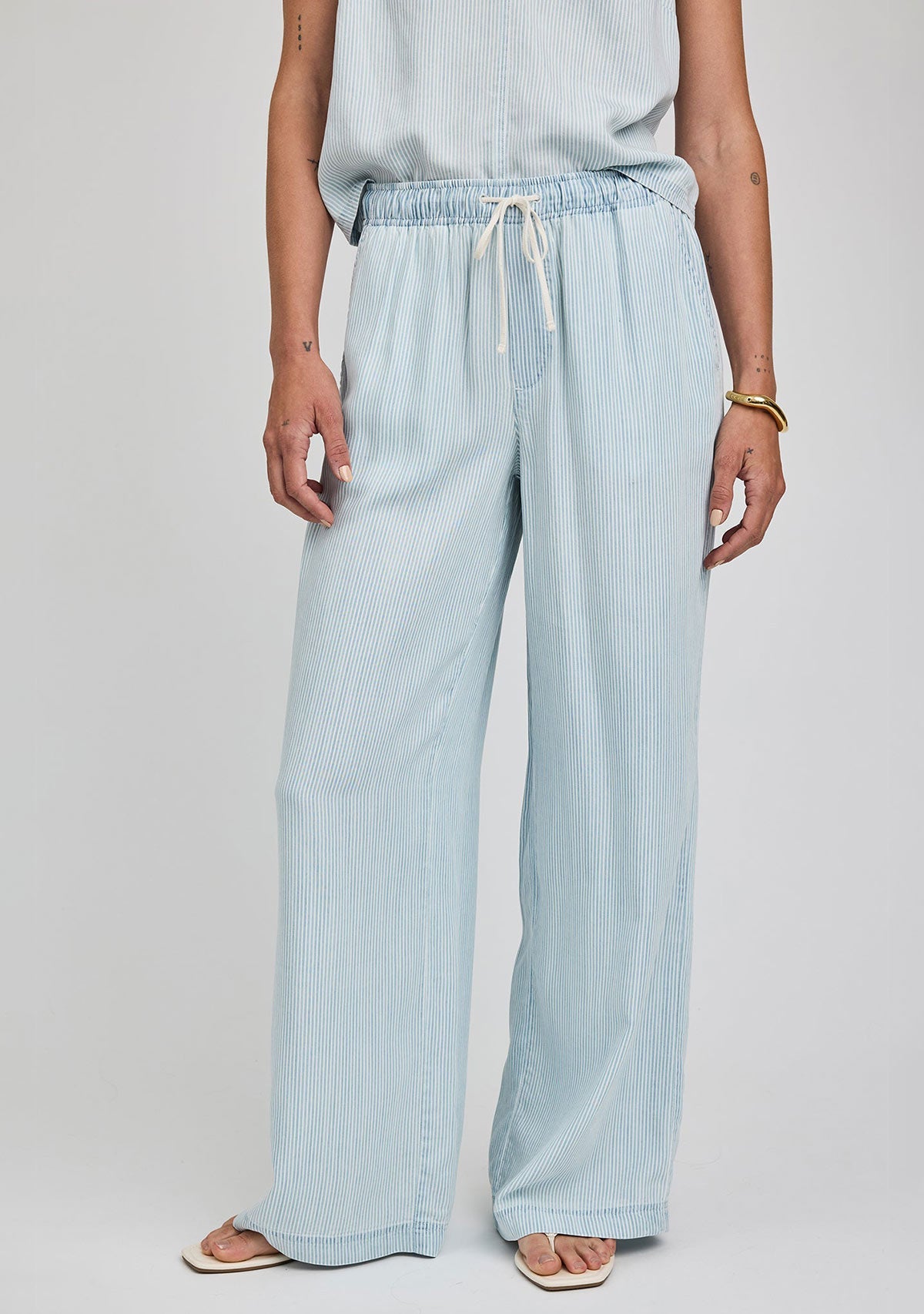 Camille Pant Blue Stripe Family Business Distributions (Gentle Fawn/Skout Showroom))