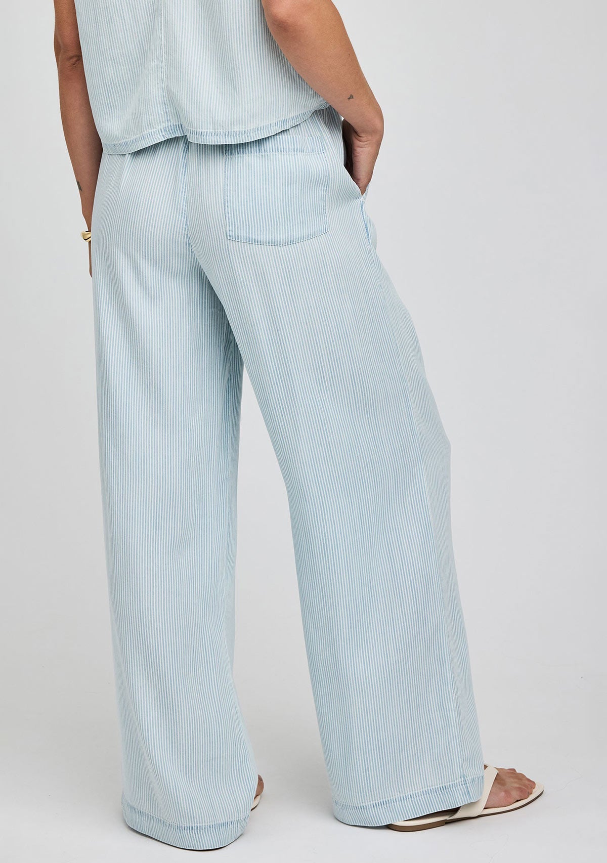 Camille Pant Blue Stripe Family Business Distributions (Gentle Fawn/Skout Showroom))