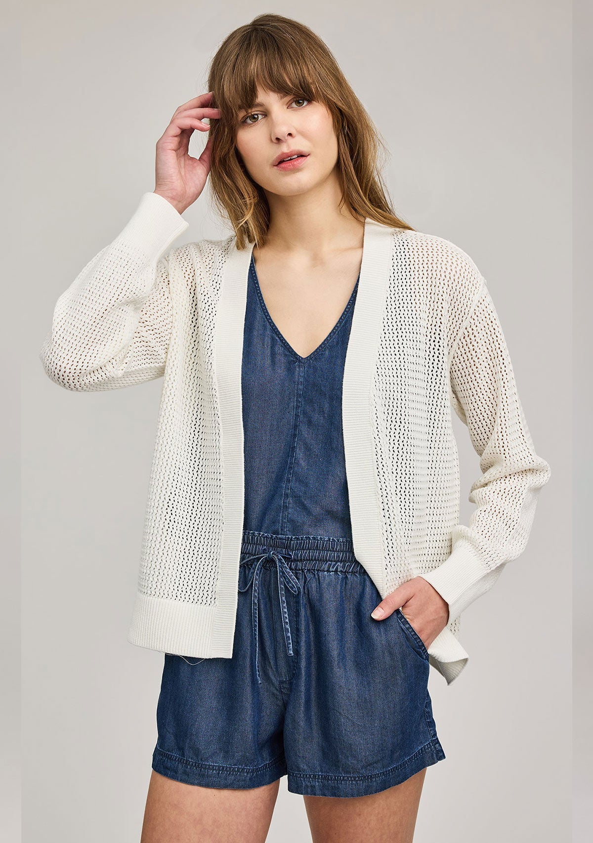 Drew Cardigan White Family Business Distributions (Gentle Fawn/Skout Showroom))