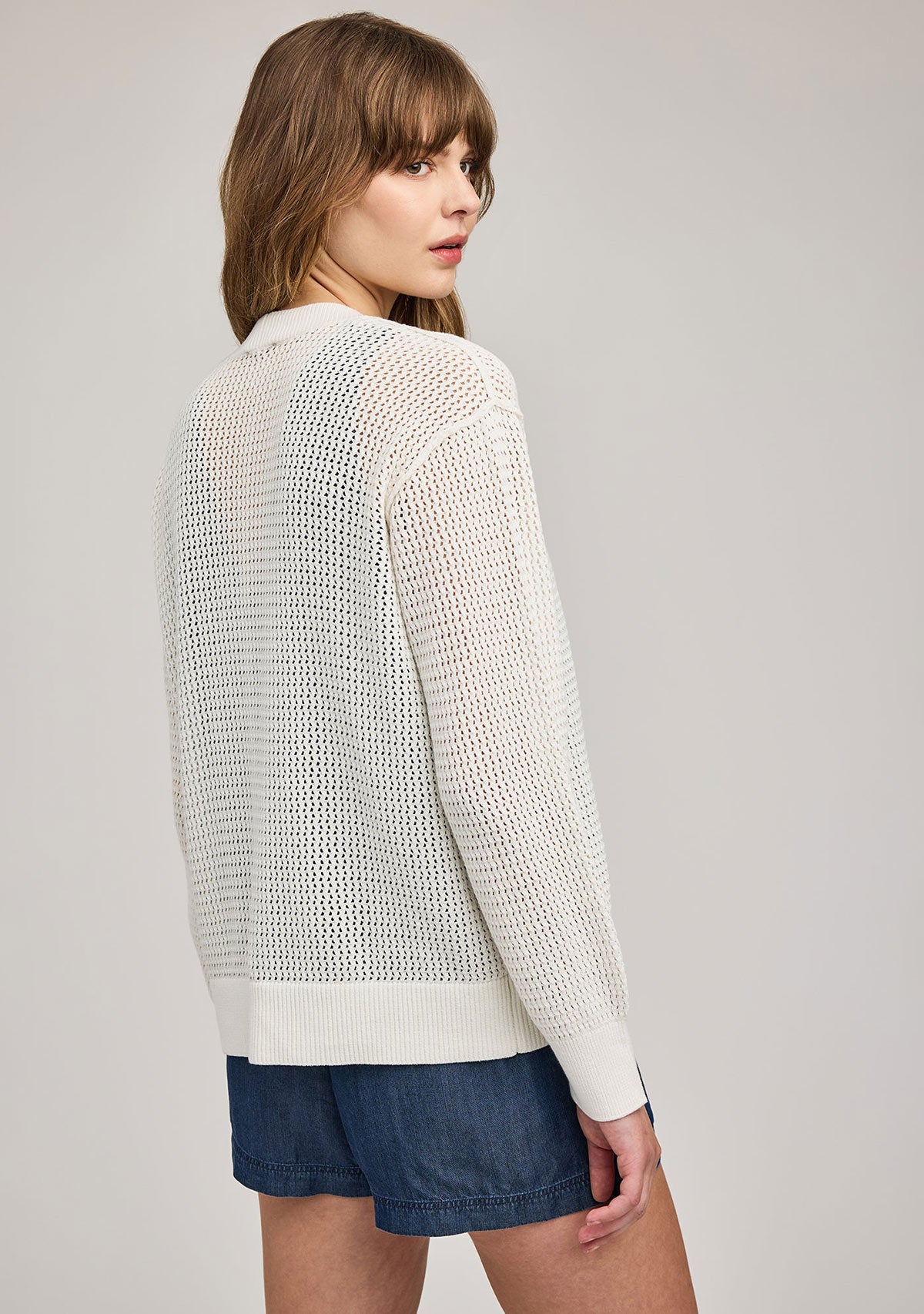 Drew Cardigan White