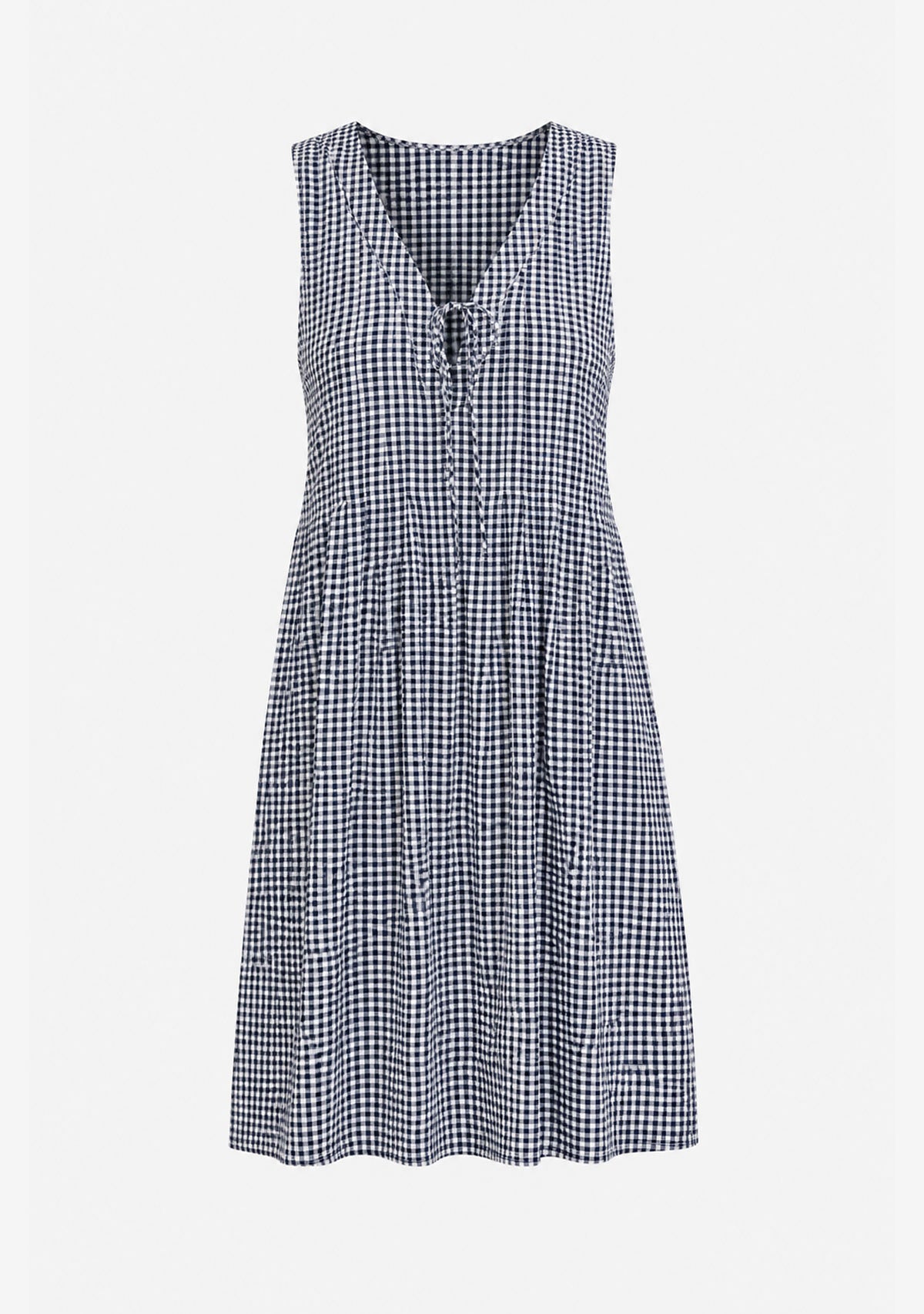 Zoey Mini Dress Navy Gingham