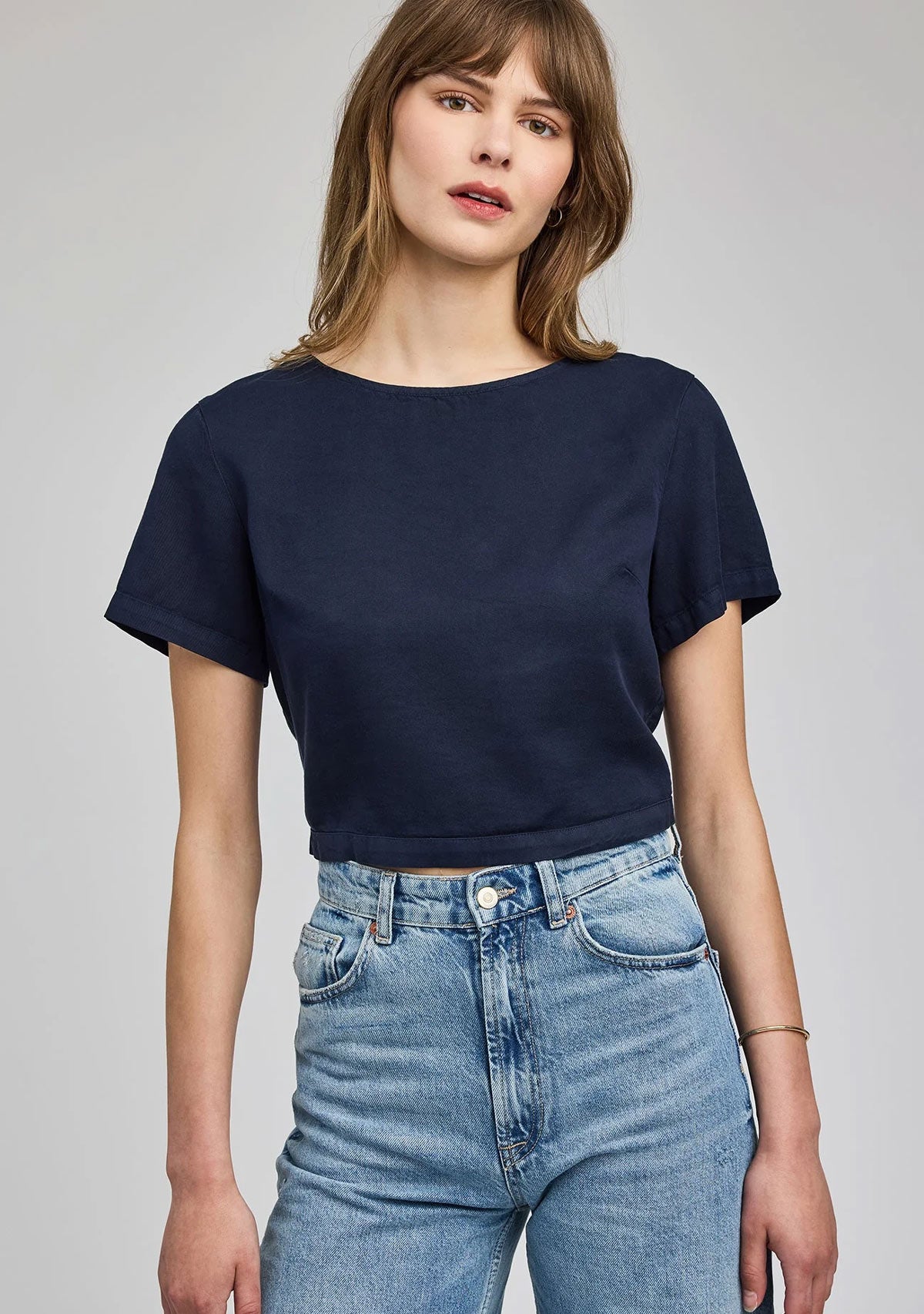 Allesandra Blouse Washed Navy