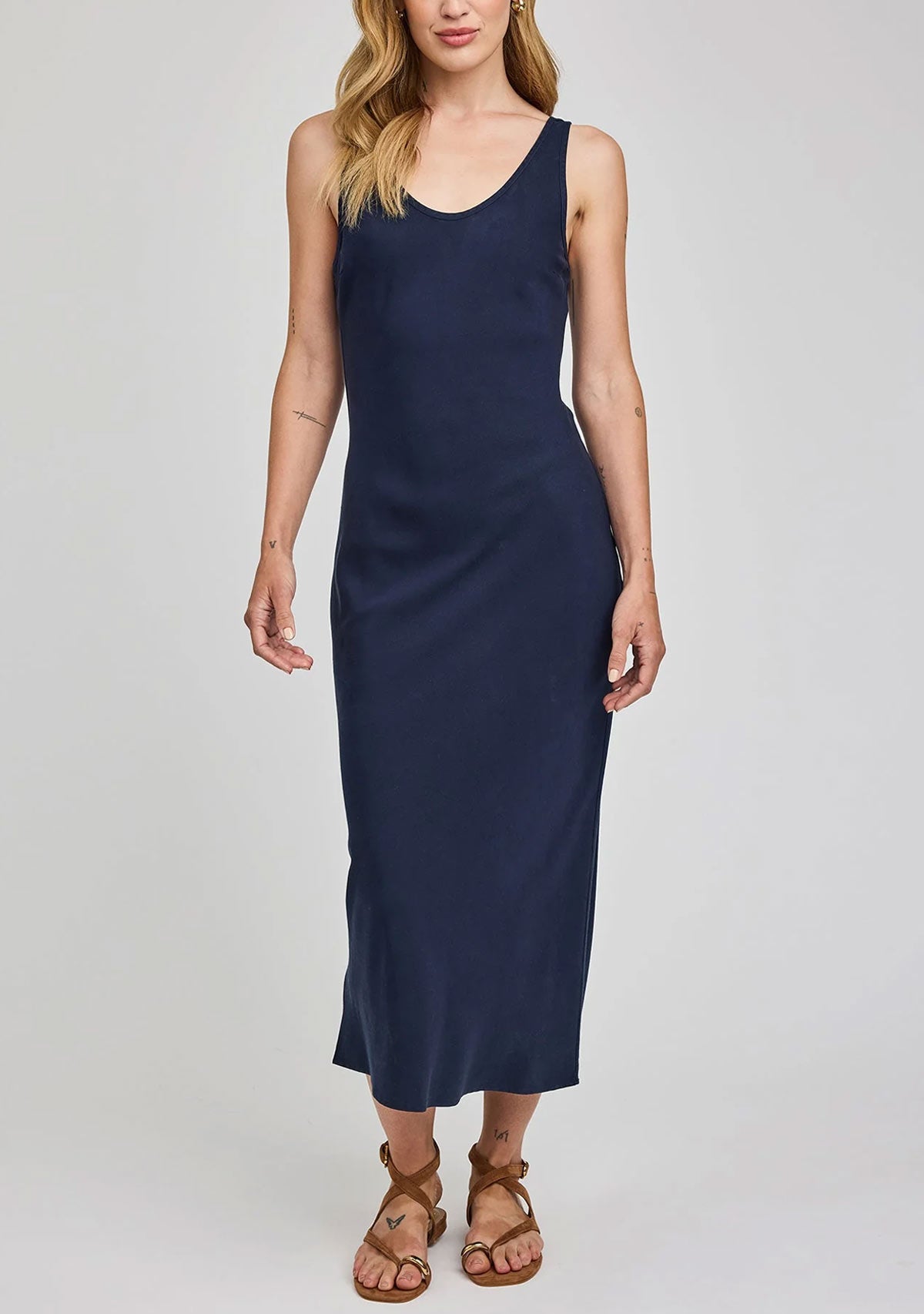 Jacqueline Dress Washed Navy