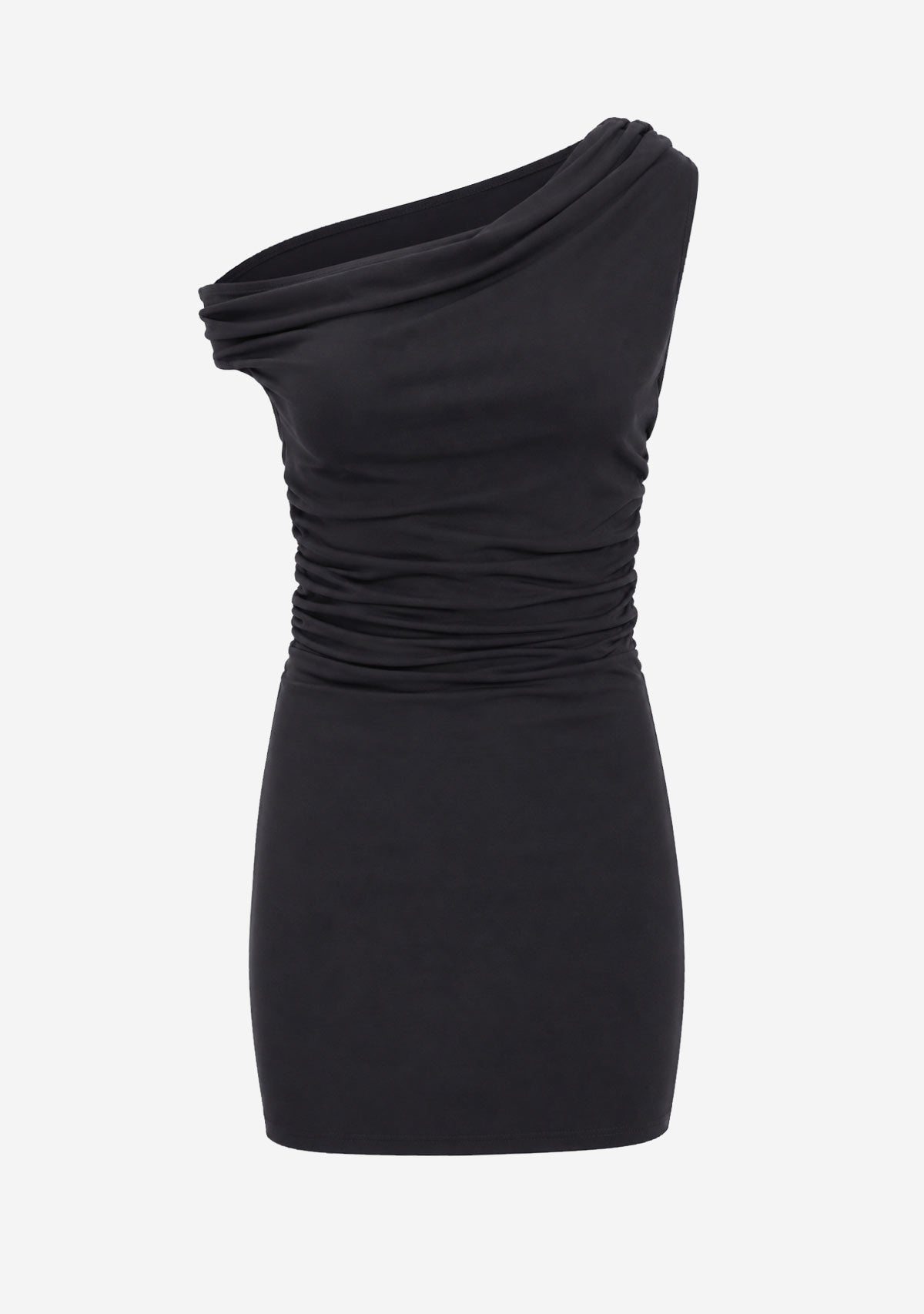 One Shoulder Dress Black Hyfve