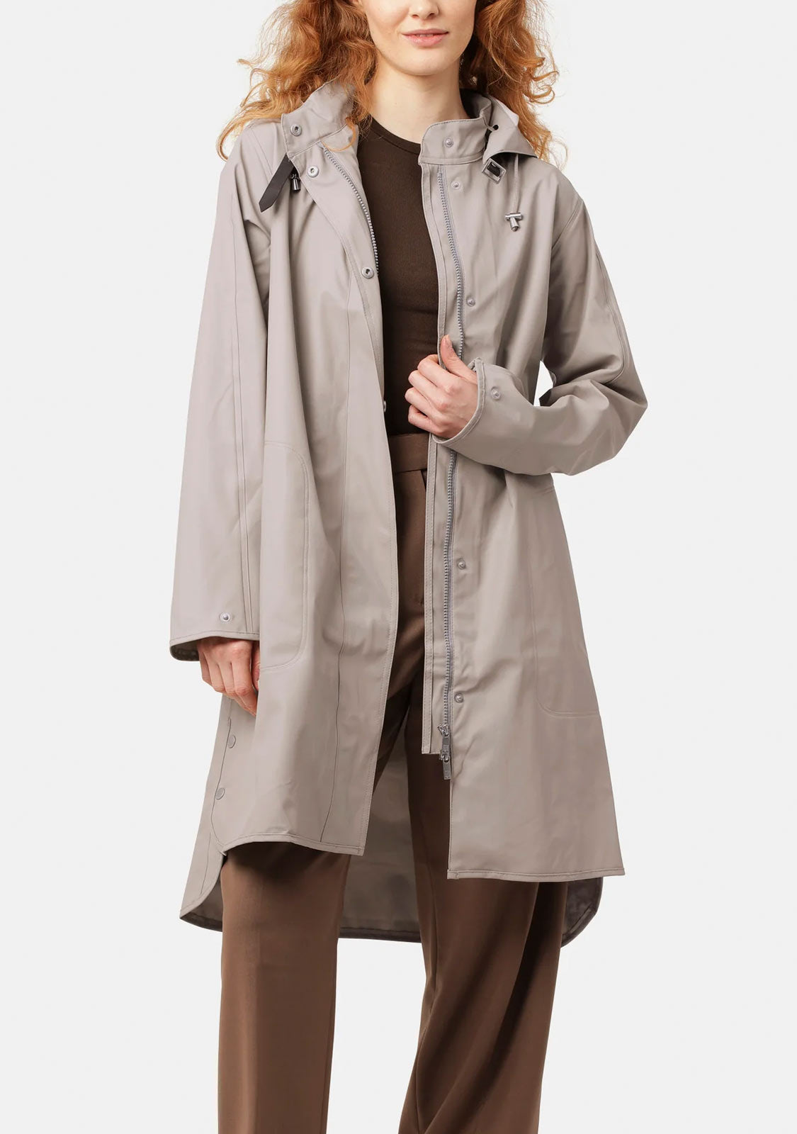 imperméable à capuche