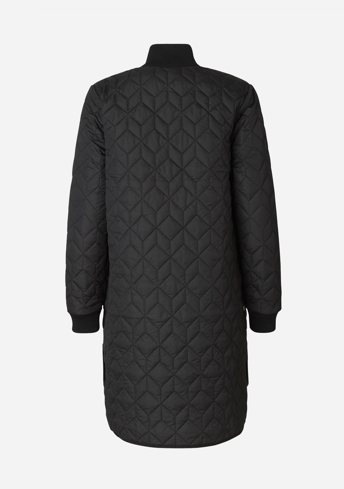 Padded Quilt Coat Black Ilse Jacobsen