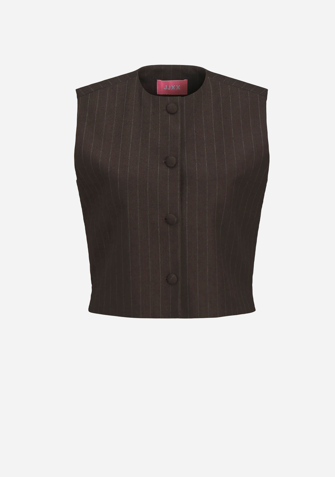 JXAna Mary Brushed Vest Tlr Bracken White