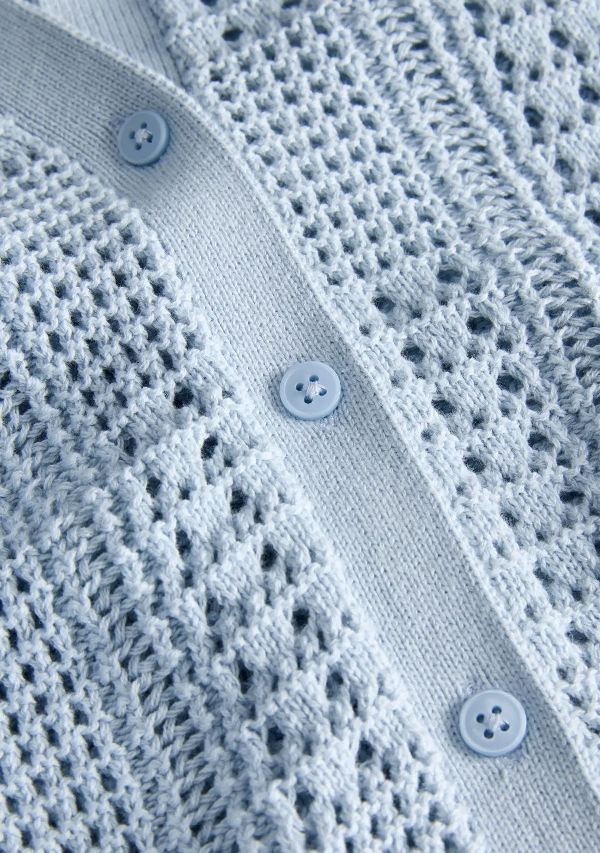 Jx sue Polo Neck Knit Skyway Blue JJXX