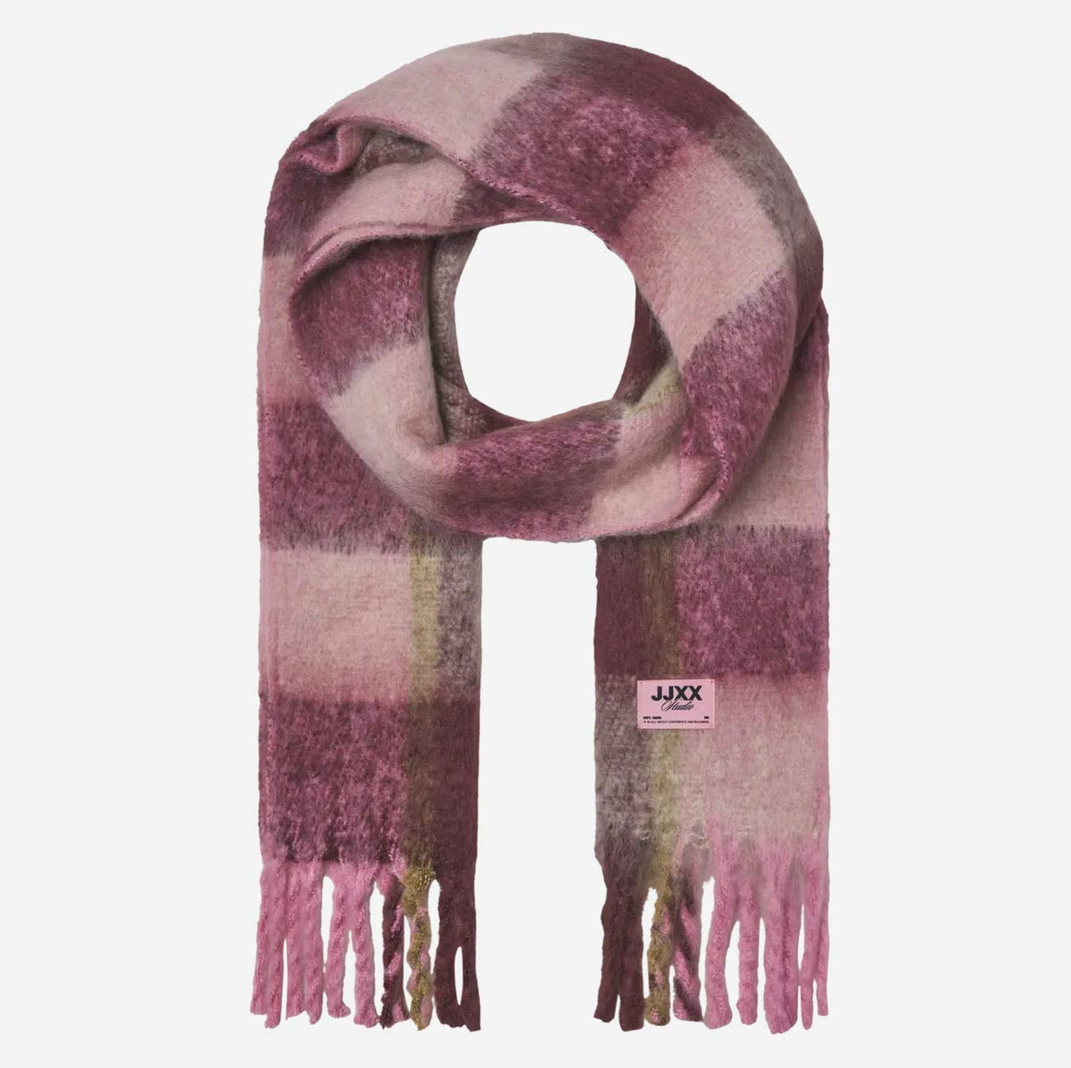 Jxleslie Scarf Pink Nectar With Winetasting JJXX
