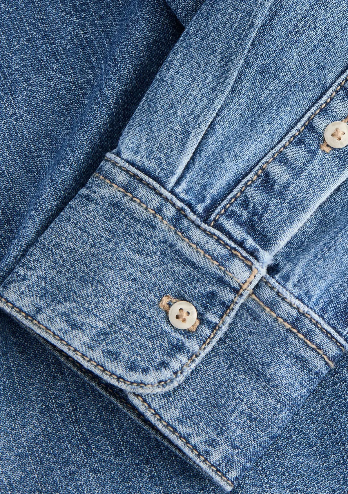 Chemise Jx rose Ls R187 Noos en denim bleu moyen