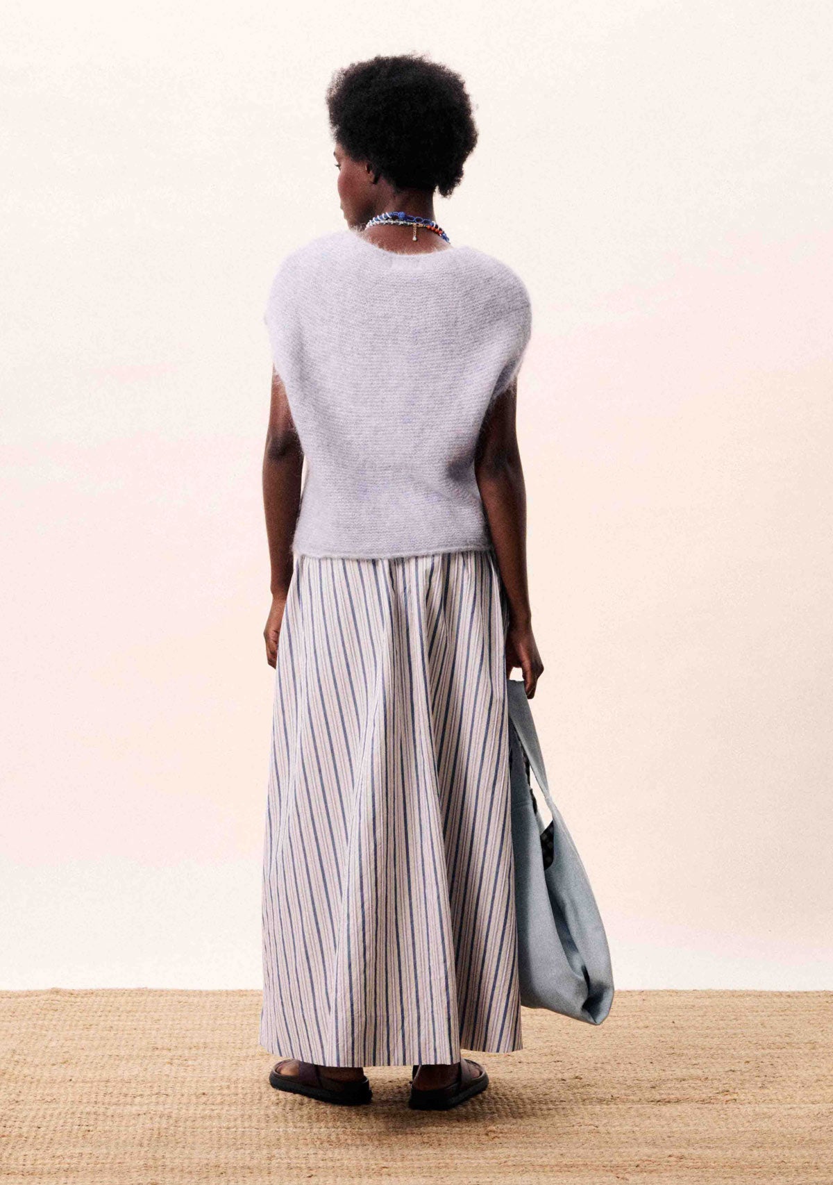 Kailini Skirt Bleu Jean FRNCH