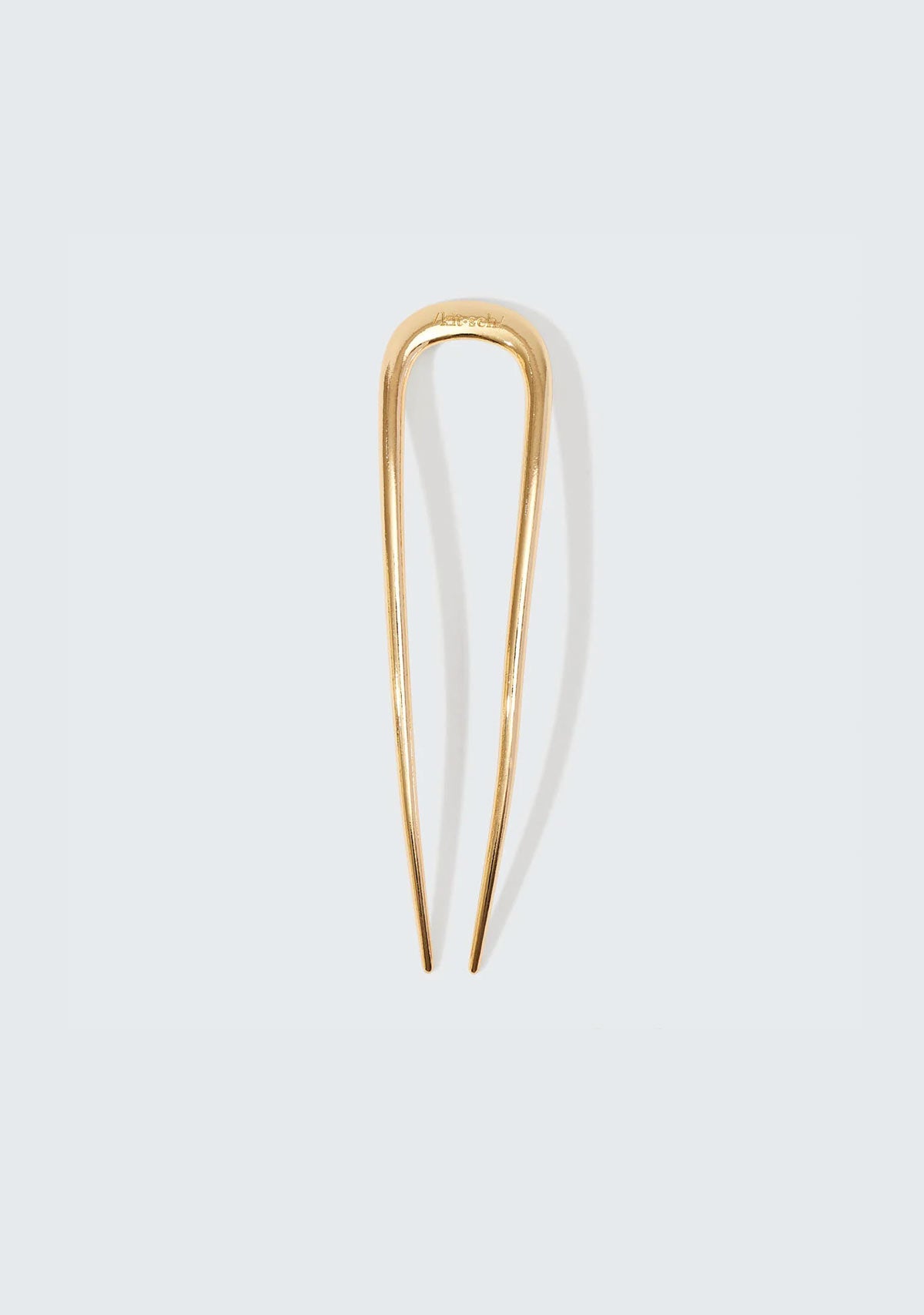Metal French Hair Pin Gold Kitsch