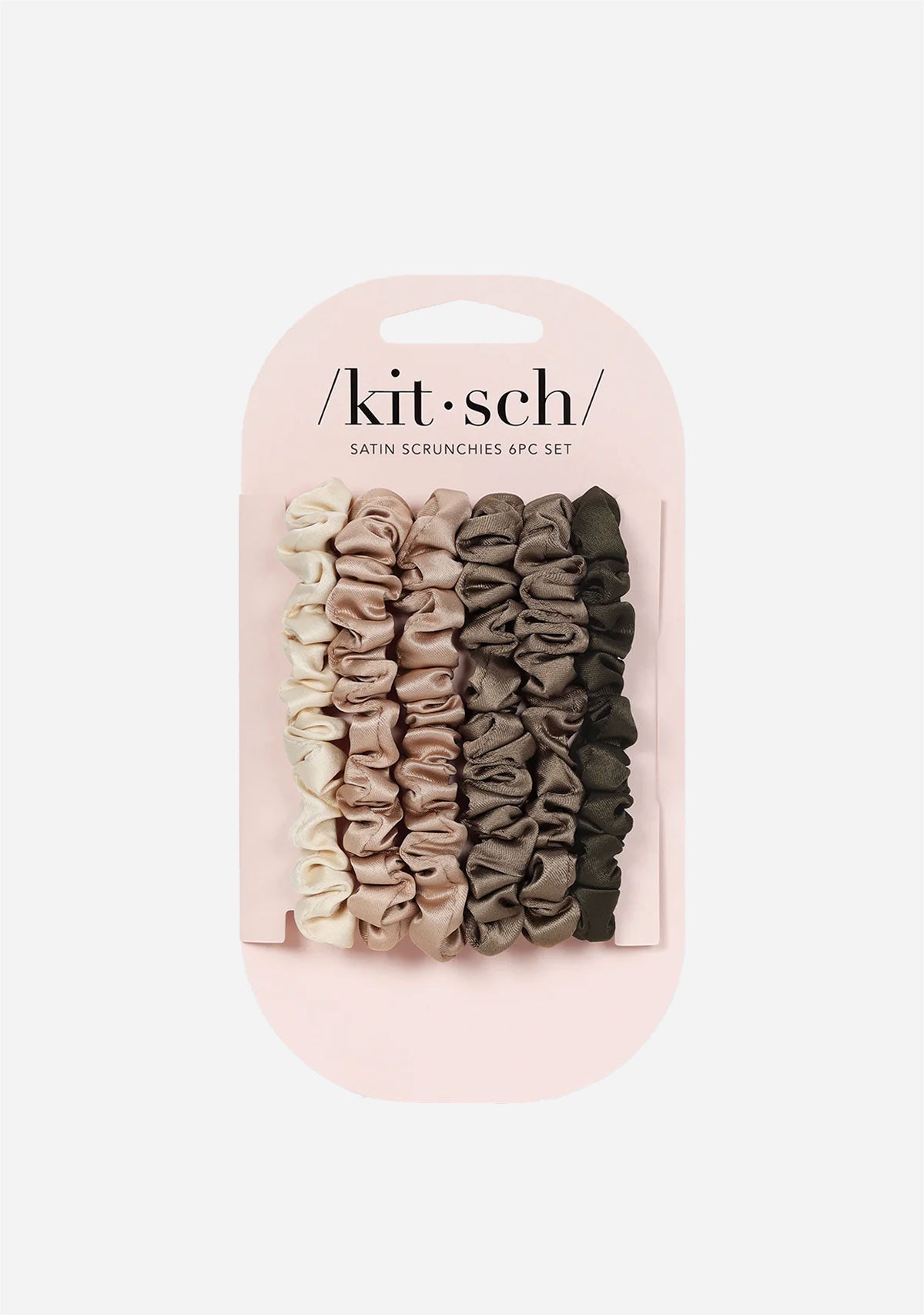 Ultra Petite Satin Scrunchies - Eucalyptus Kitsch