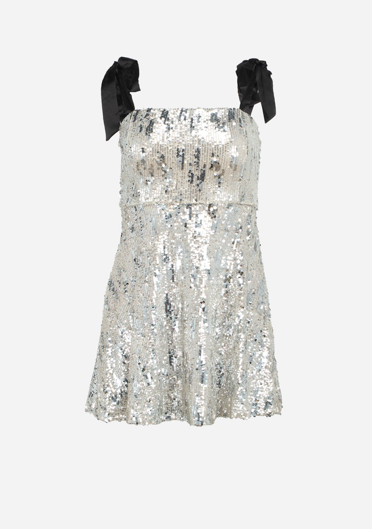 sachin and babi light blue dress Little White Dress | Satin, Sequin, Embellished main image 0