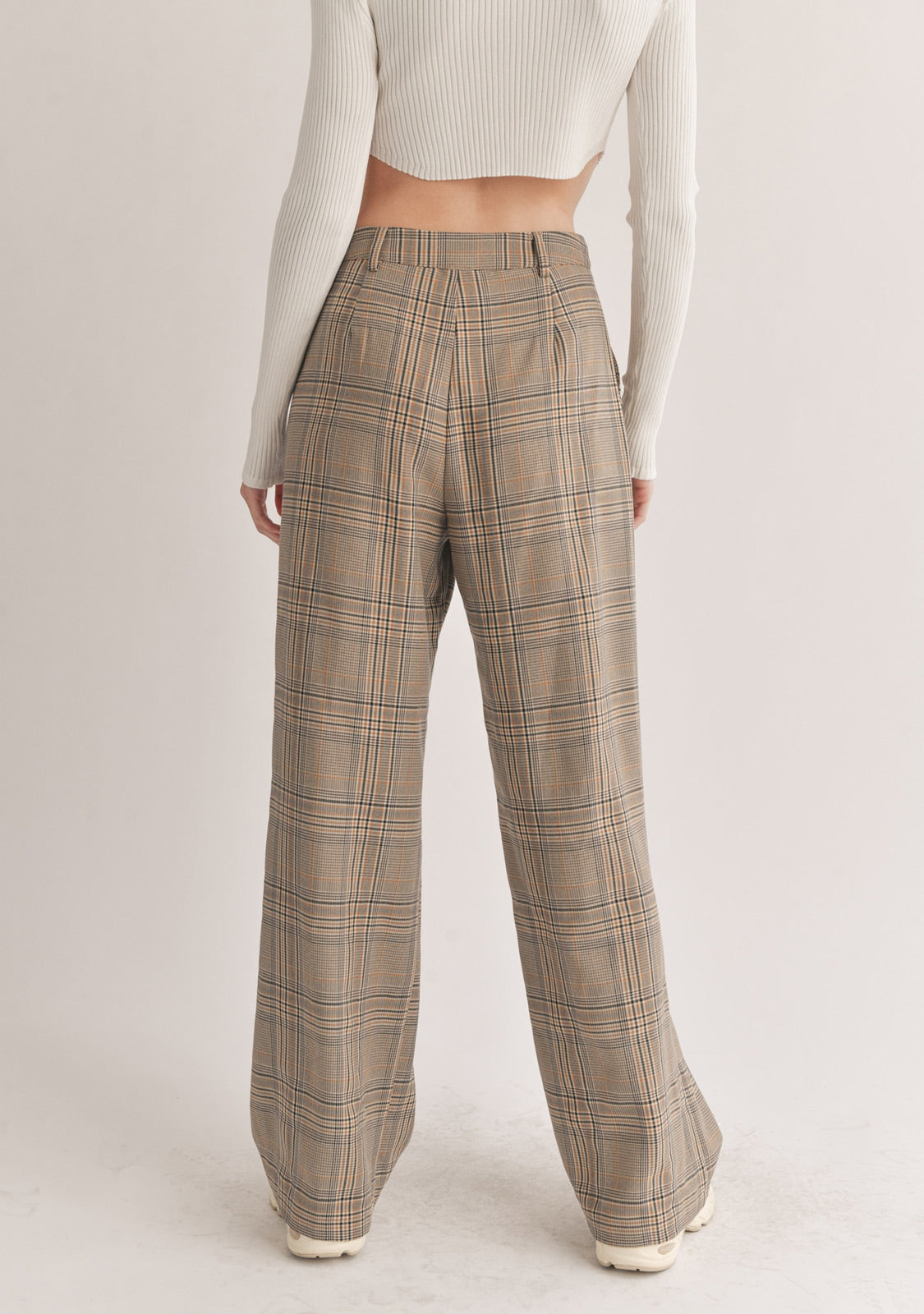 Checked Woven Pants