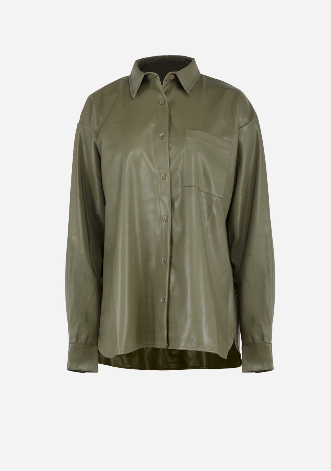 Leather dress shirt online