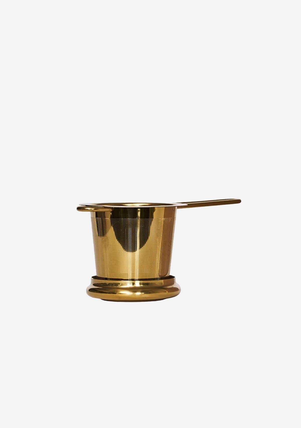 The Gold Goddess Tea Strainer Lake & Oak Tea Co.