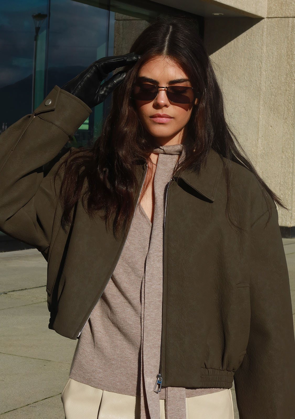 Lightweight Open Front Cardigan