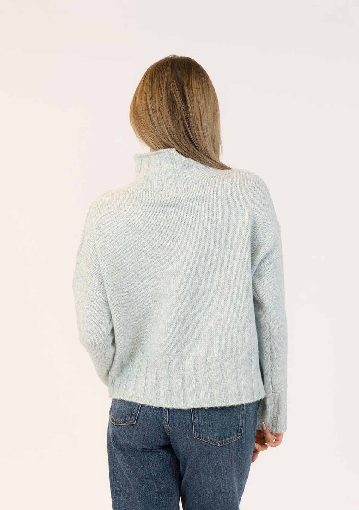 Calli Mockneck Green/Blue