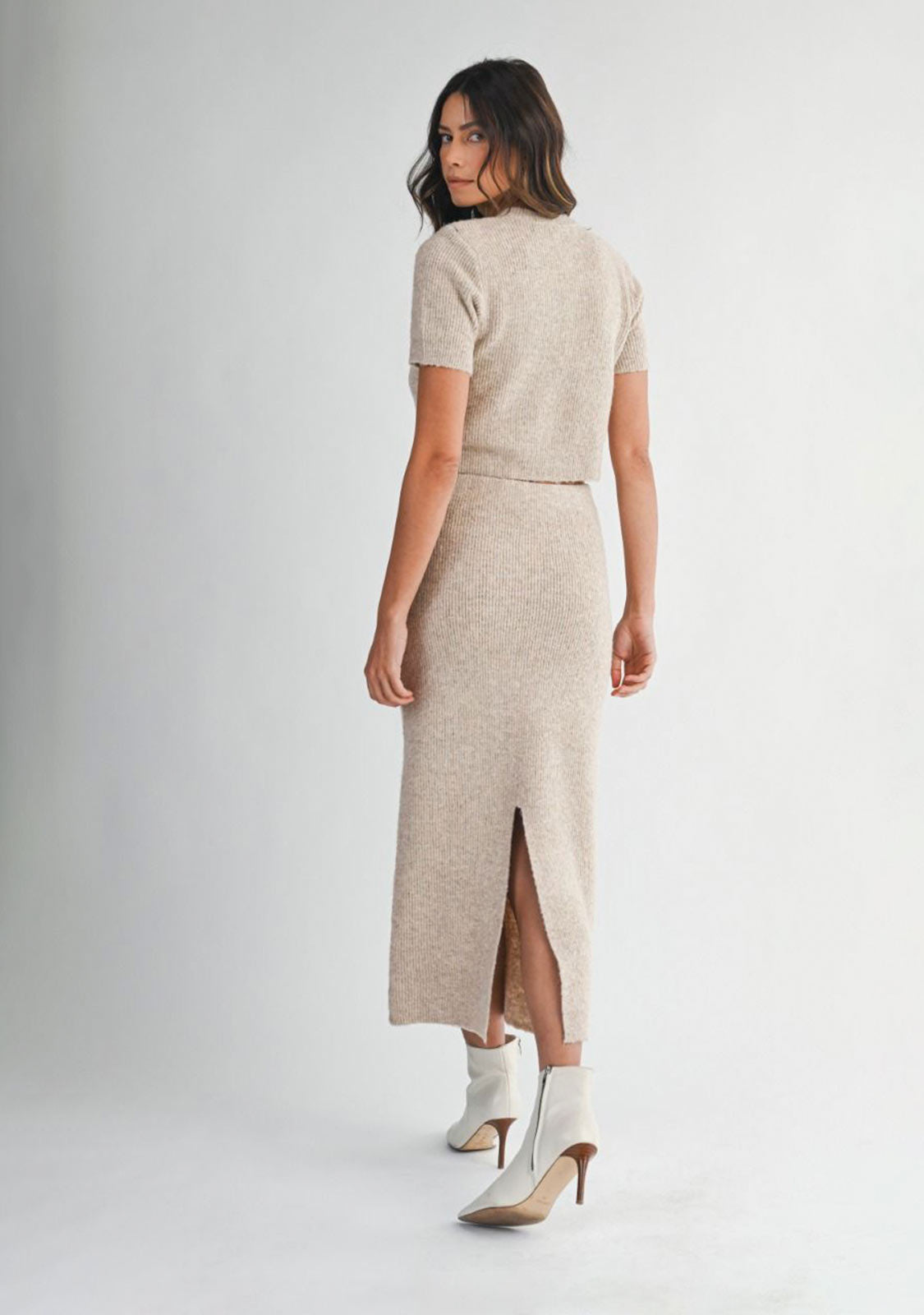 Midi Skirt Lt Mocha Mable