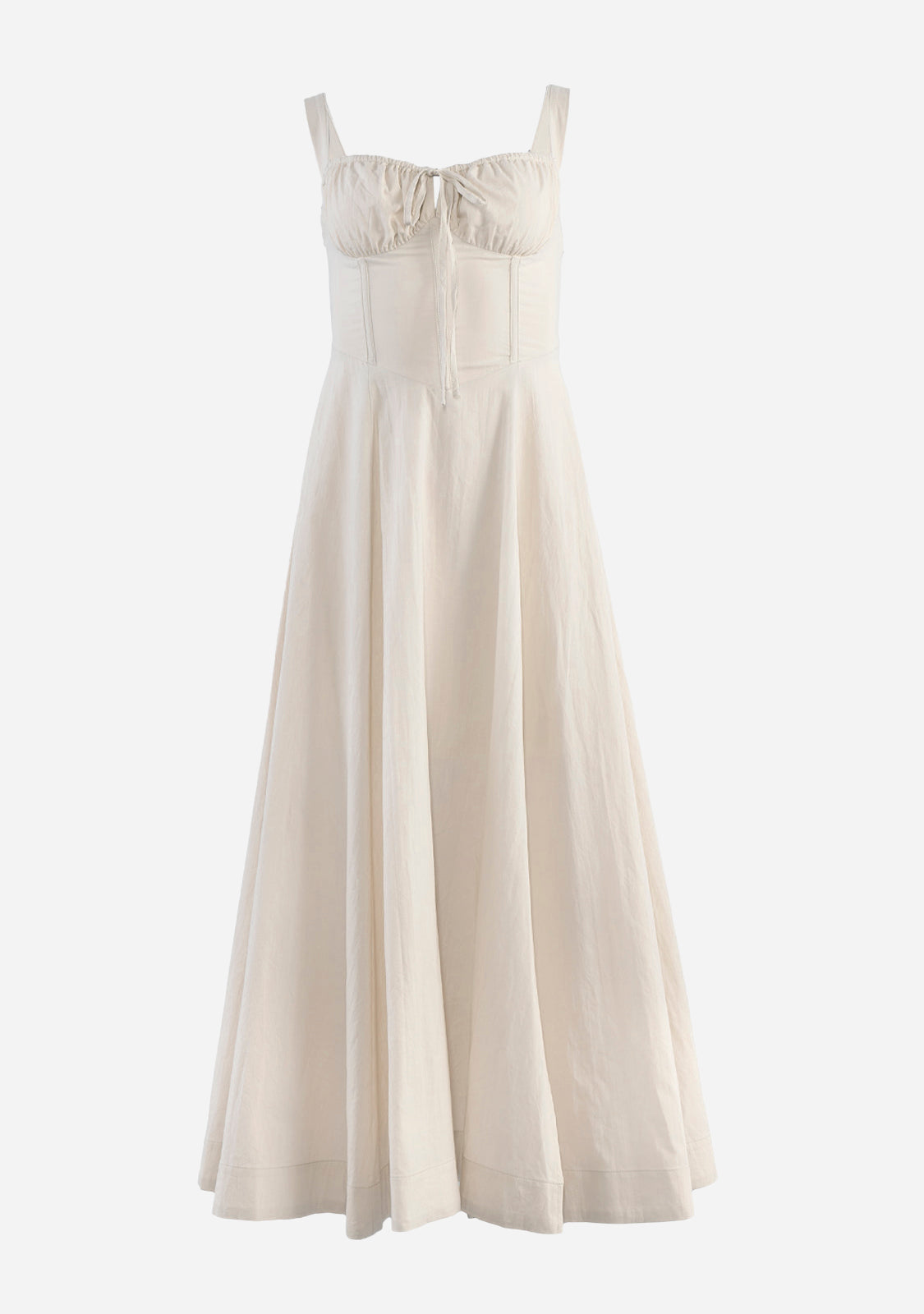 Bustier Bodice Midi Dress Mable