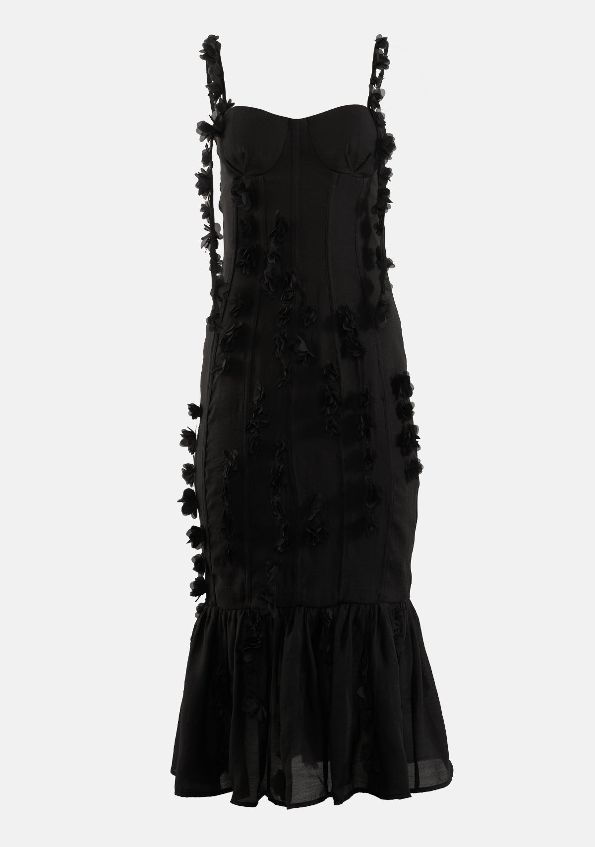 Curve Enhancing Bustier Midi Dress