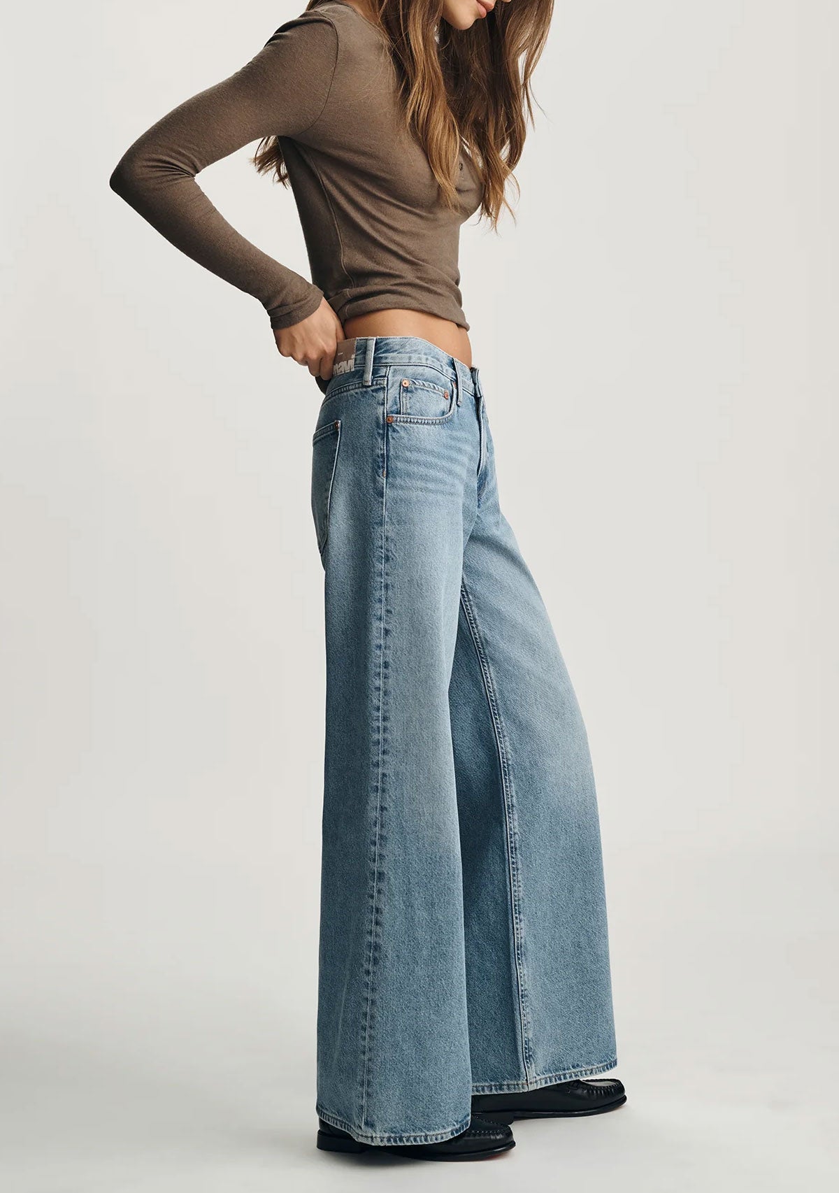 Sandy Extra Wide Mid Used Classic Denim