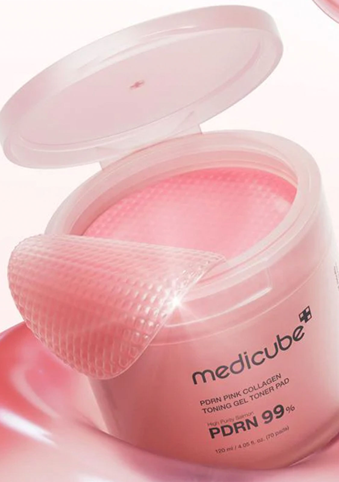 PDRN Pink Collagen Toning Gel Toner Pad Medicube