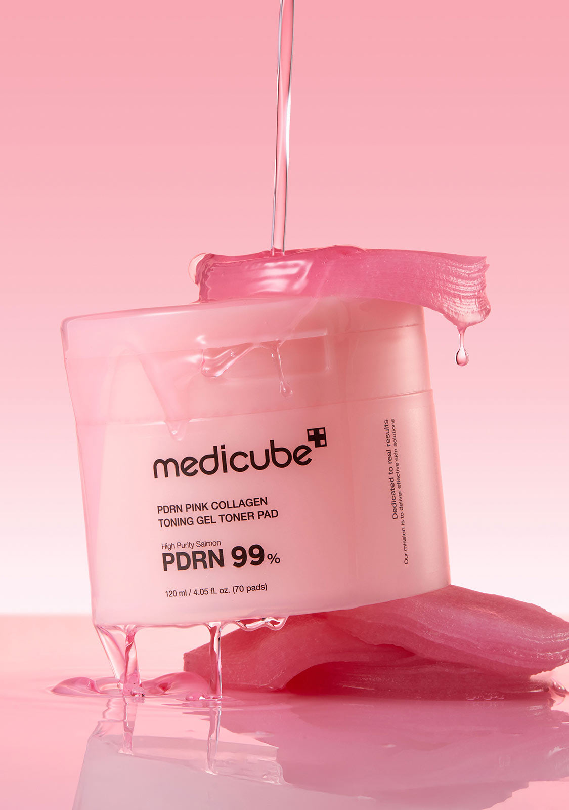 PDRN Pink Collagen Toning Gel Toner Pad