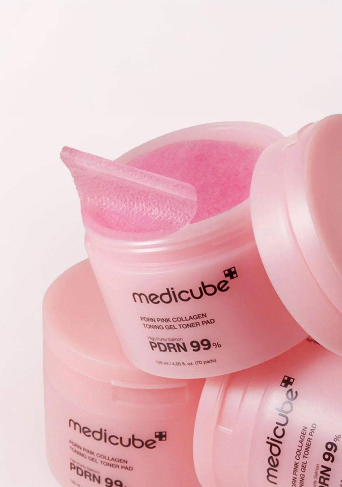 PDRN Pink Collagen Toning Gel Toner Pad Medicube